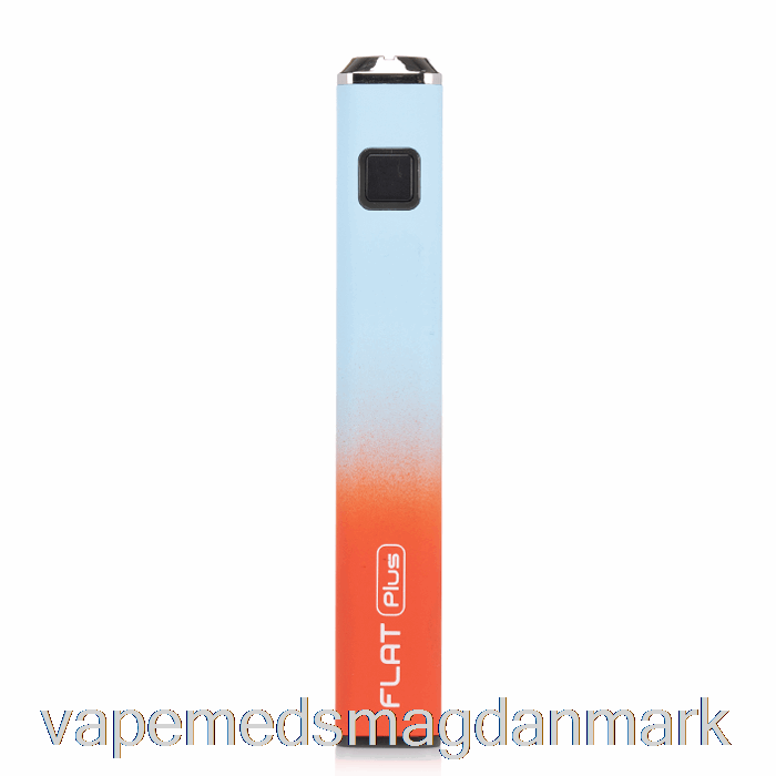 Vape Med Smag Yocan Flat Plus 900mah Batteri Rød Blågrøn
